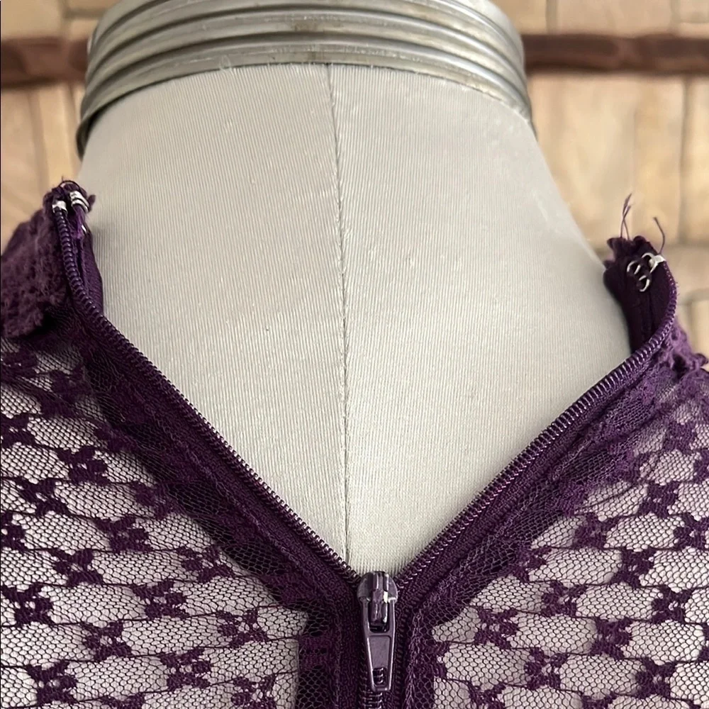 Vintage Looking Purple Xhilaration Lace Dress Size S
